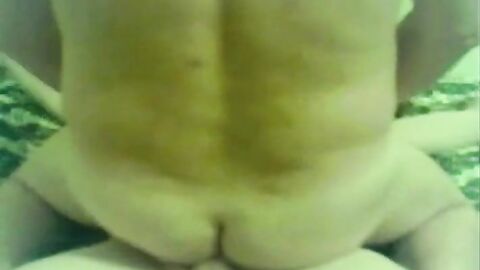 Grandpa ties up young stud for a kinky cock ride