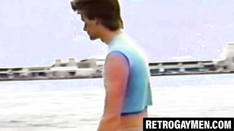 Classic gay porn with kitchen fucking between hunks