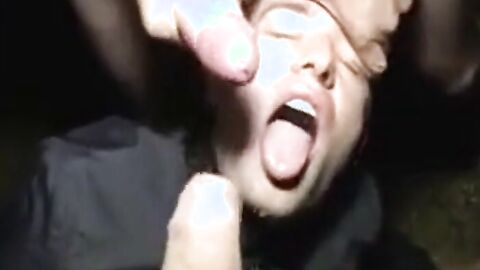 Nighttime Bareback Fuck and Robbery