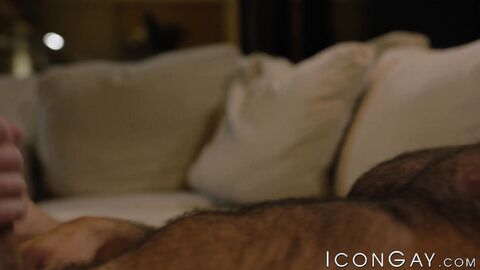 Daddy Jax Phoenix satisfies sex cravings with hunk Nick Fitt