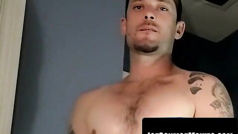 Cock sucker spreads legs for brutal prone bone anal creampie