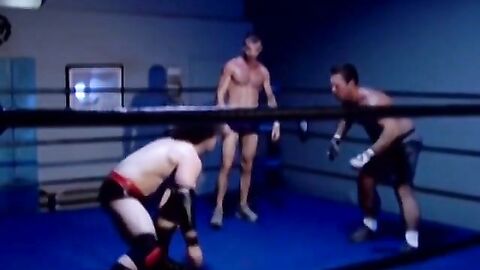 Trainer Luca Ciccone joins steamy trio to torment twink sub