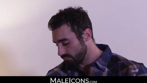 MaleIcons.com - Homosexual guy's cock stroking and butt fucking session