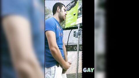 Home Depot Bear Jacks Off in the Garden Center