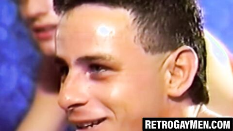 Handsome homos spitroasted bareback with enthusiasm