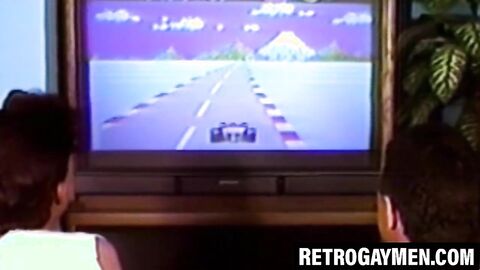 Handsome homos spitroasted bareback with enthusiasm