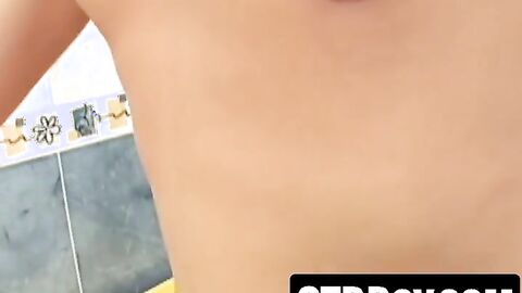 Latino boy strokes while getting bred passionately