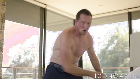 Pierce Paris disciplines Jesse Boltons ass after getting caught watching porn