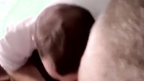 JoeSchmoeXXX.com - Amateur dude feeds chubby older daddy with cock and cum delight