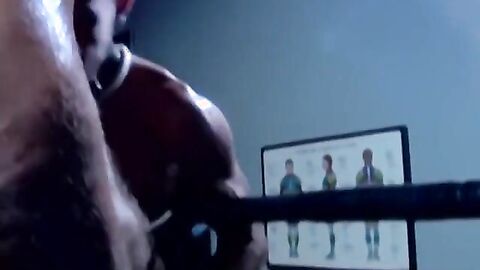 Bryce Pierce tugs nipples and smacks the sub into submission