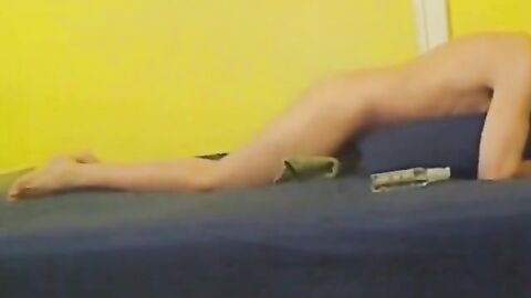 Fleshlight Fun: Pillow Humping with a Happy Ending!