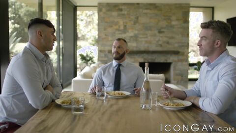 Nick Fitt and Michael Bostons offer their ass to Adam Gray to get straight A