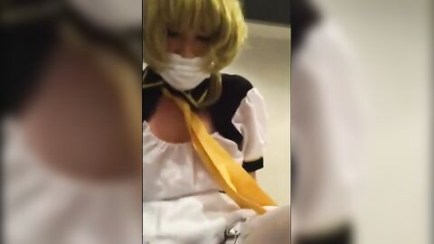 Asian Crossdresser Rides Cock and Cums Hard