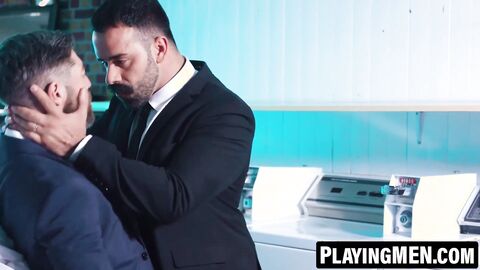 PlayingMen.com - Teddy Torres and Only Matt's rough ass rimming and shoving