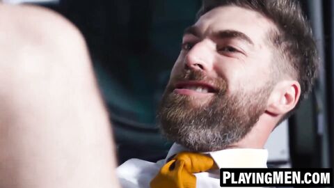 PlayingMen.com - Teddy Torres and Only Matt's rough ass rimming and shoving