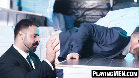 PlayingMen.com - Teddy Torres and Only Matt's rough ass rimming and shoving