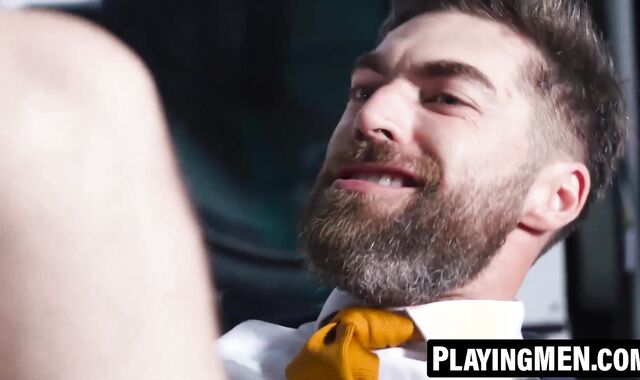 PlayingMen.com - Teddy Torres and Only Matt's rough ass rimming and shoving