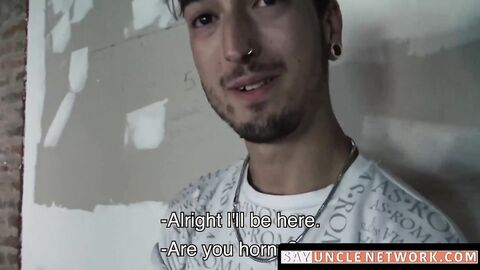 SayUncleNetwork.com - Amateur twink paid to insert married mans raw cock in his ass