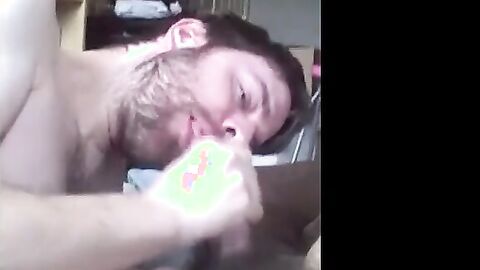 Big-Cock Blowjob and Cum Load with Amateur Buddies