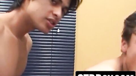 Amateur Latino rides thick cock and moans like a slut