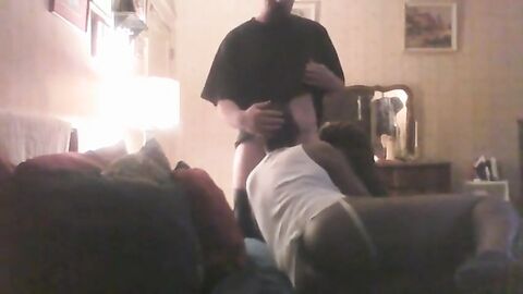 Verbal White Thug Spunks Black Crossdresser's Face