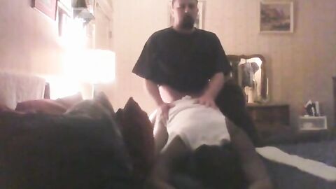 Verbal White Thug Spunks Black Crossdresser's Face