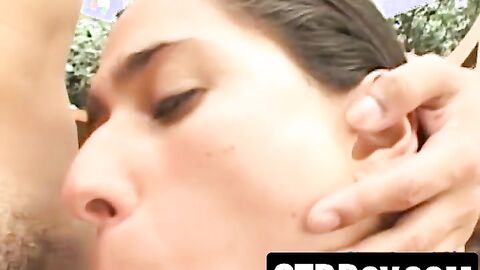 Skinny amateur twinks suck cock under the sun