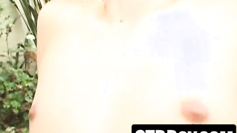 Skinny amateur twinks suck cock under the sun