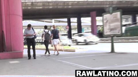 Young Latino shoots cum while riding bare dick