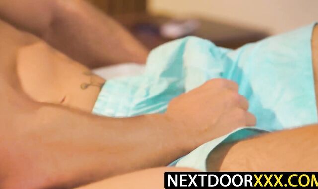 NextDoorXXX.com - Roman Todd rim jobs Carter Woods before ass bang