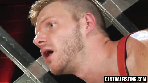 CentralFisting.com - Brian cums while fisting Manuel's smooth hole