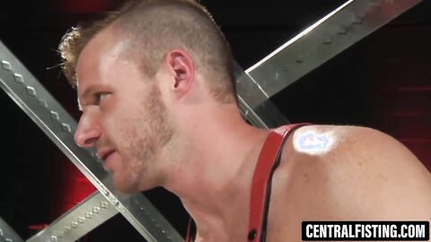 CentralFisting.com - Brian cums while fisting Manuel's smooth hole