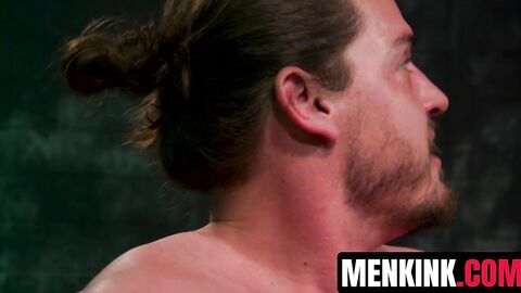 Pierce Paris edges and fucks Kip Johnson in kinky holiday horror