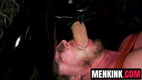 Pierce Paris edges and fucks Kip Johnson in kinky holiday horror