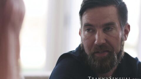 My tranny stepdaughter Mimi Oh rides my swollen cock in different positions