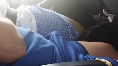 Daddy's Big Cock on the Bus