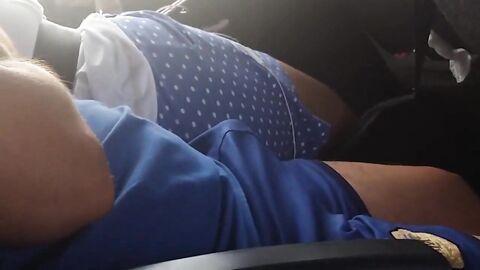 Daddy's Big Cock on the Bus