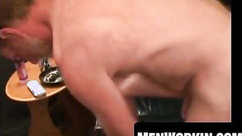 Hairy amateur makes uncut cock spill warm jizz