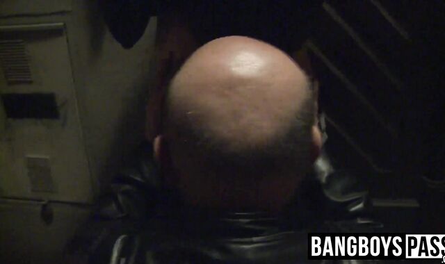 Old Johnny pays eighty bucks to bareback a street slut and feed him cum