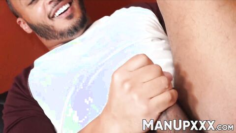 Dillon Diaz is blown and creampied by ripped sex robot Draven Navarro