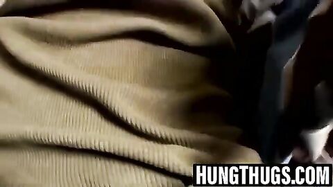 Blinx shows hot ass while stroking cock to cum