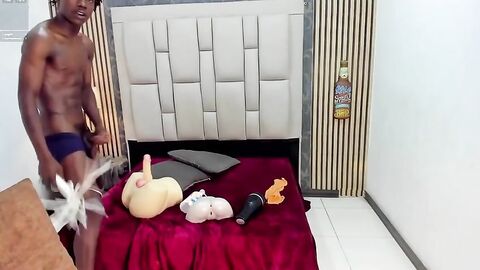 Dark-hued youngster ravaging Fucktoy & Cumming