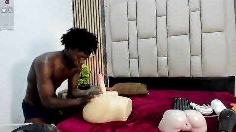 Dark-hued youngster ravaging Fucktoy & Cumming