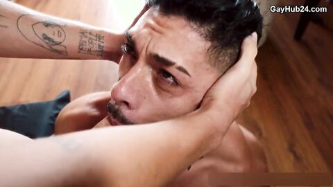 Ample Lollipop Fits Like A Glove Inside Mike XXL Muscular Butt American German British French