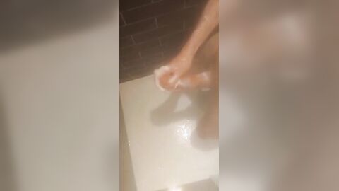 Gay Solo Shower Jerk Turns Into Piss - Fresh HD Scene