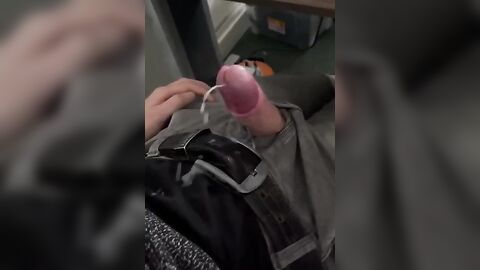 Gay Solo Handsfree Uncut Cum At Work - Fresh HD Scene