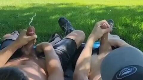 Gay Solo Roadside Jerk & Cum Duo - Fresh HD Scene