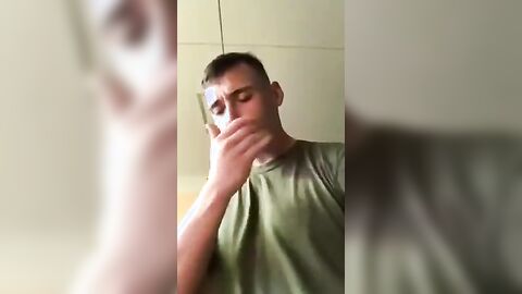 Gay Solo Soldier Jerks Off For Us - Fresh HD Scene