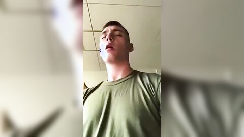 Gay Solo Soldier Jerks Off For Us - Fresh HD Scene