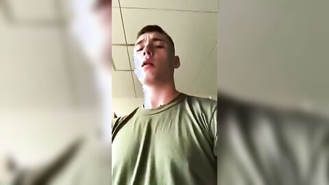 Gay Solo Soldier Jerks Off For Us - Fresh HD Scene
